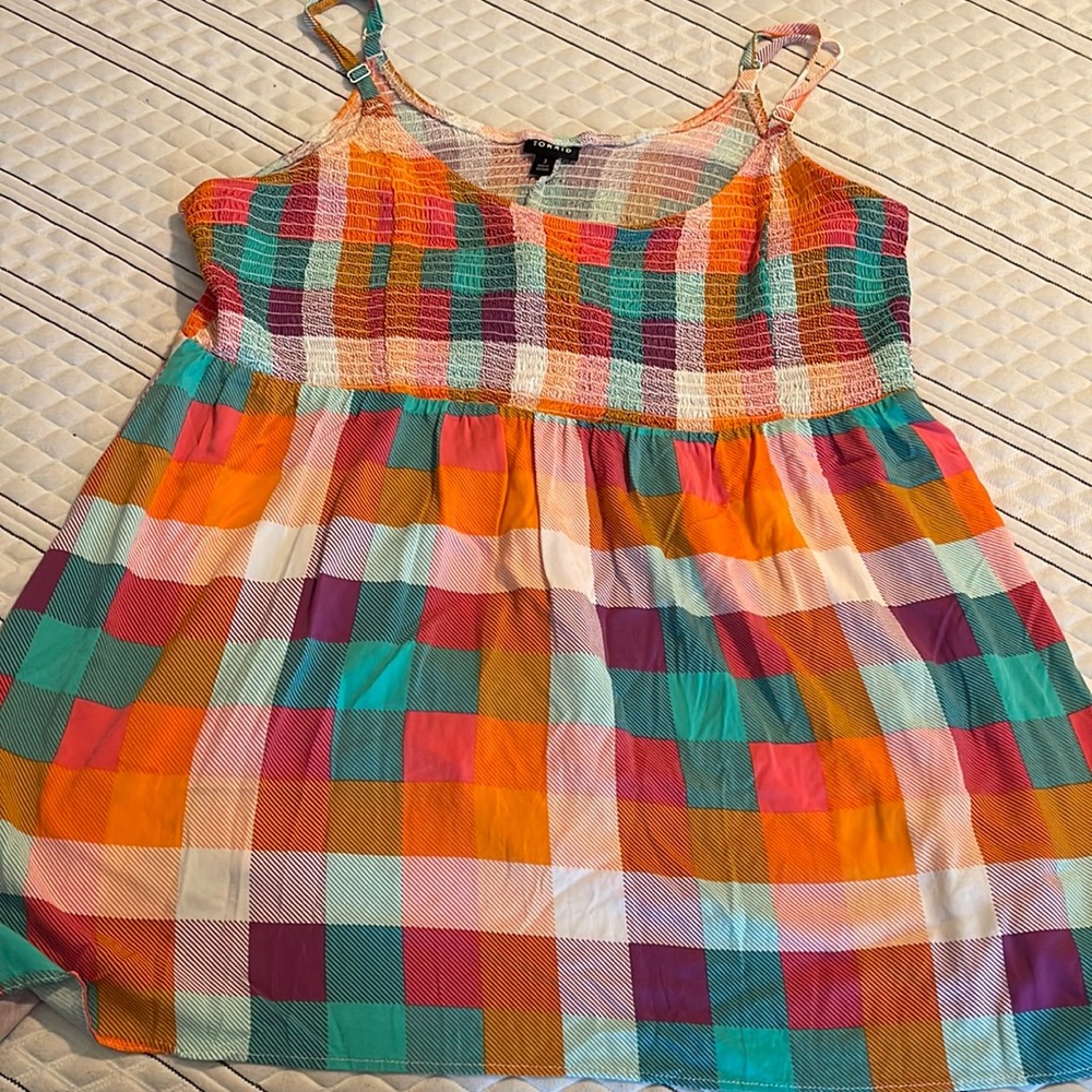 Torrid size 3 plaid tank
